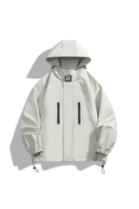 JK812-P65新款现货户外连帽夹克男冲锋衣外套，男装夹克，星座1204