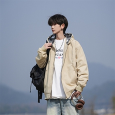 109-JK2517-P85秋季新款纯棉连帽夹克外套控138，男装夹克，星座109