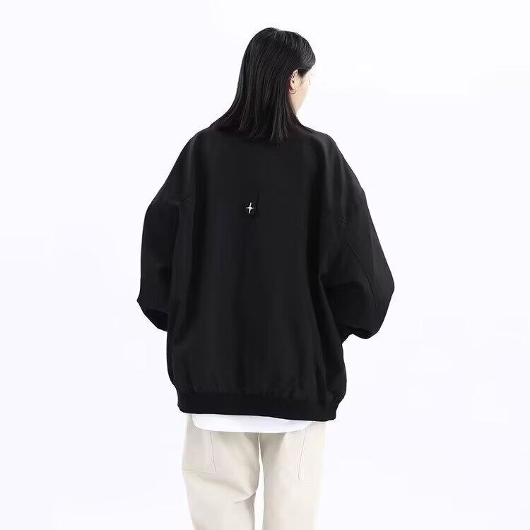 1506-1/JAA031/P51男士黑色工装牛仔外套男2026年春秋季新款百搭,男装工装外套,星座1506-1