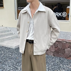 外套男新款轻熟风工装夹克潮流百搭潮牌休闲男生风衣TF03P55，男装夹克，星座1116-2