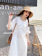 中长款连衣裙欧美时尚韩版小清新.，女装连衣裙，时尚靓姿