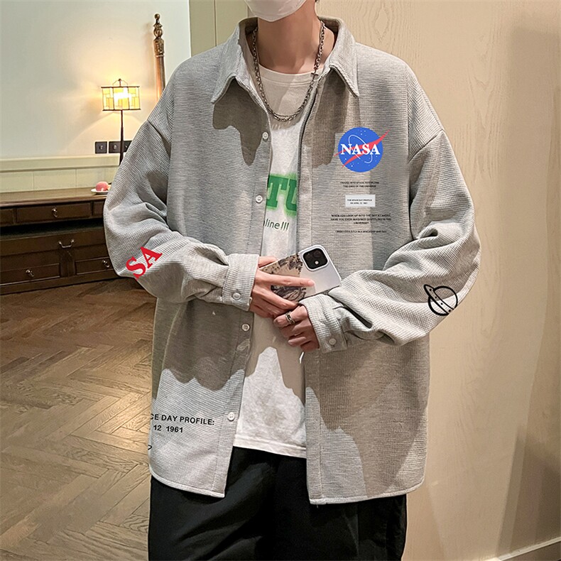 控58加厚加绒衬衫男大码长袖衬衣男外套HC79243-P38加绒款-P48,男装衬衫,电商A040
