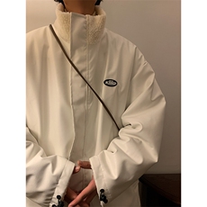 冬季皮棉衣男仿羊羔毛两面穿加厚棉袄潮流棉服男A266-WMY612-P100，男装棉衣，电商A266