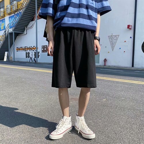 ins短裤男生潮牌潮流夏季宽松直筒运动5五分裤中裤子男裤D003-P26,男装休闲裤,星座1008-1