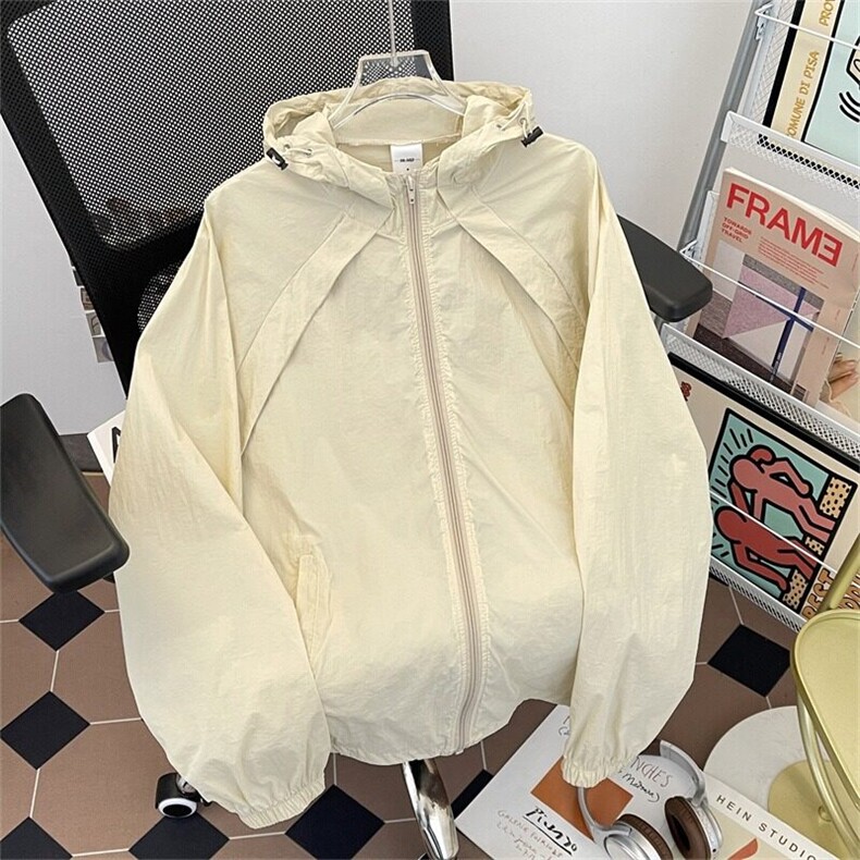 防晒衣服男夏季透气薄款运动宽松连帽夹克外套潮1930P50，男装防晒衣，星座410-2