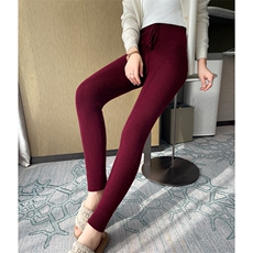 高品质羊绒瑜伽裤秋冬必备显瘦保暖舒适百搭，女装瑜伽裤/运动裤，高粱穗羊绒
