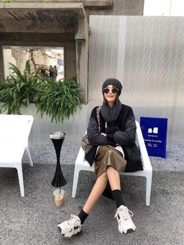 羊绒拼接羽绒，女装，香水之恋