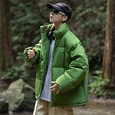立领冬季男士棉衣刺绣加厚情侣款棉服潮棉袄青年A266-WMY2230-P65，男装棉衣，电商A266