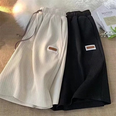 网络图，冰丝短裤男士夏季透气运动休闲沙滩裤子XZ302B-1-K132P18，男装牛仔裤，星座302B-1