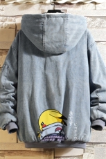 NM53036-P140牛仔外套男大码加厚加绒衣男羊羔毛服男，男装棉衣，电商A040A