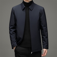 21年冬季新款商务绅士羽绒服中老年爸爸羽绒外套YYYR028891-P210，男装羽绒服，钱塘6003A(原)4033A