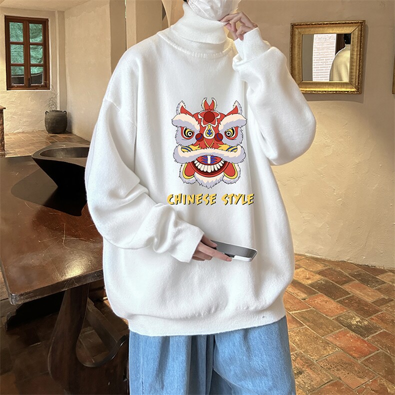 控68高领毛衣男士大码内搭毛线衣男GM45185-P45加绒款-P65,男装针织衫/毛衣,电商A040