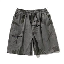 20夏季日系大码休闲潮流运动迷彩工装沙滩短裤五分裤K1023-P35，男装休闲裤，电商A009A（原A058A）