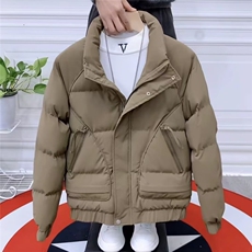 男潮流轻薄面包棉服年冬季新款短款高端洋气小个子外套TT611P88，男装棉衣，星座1013-5