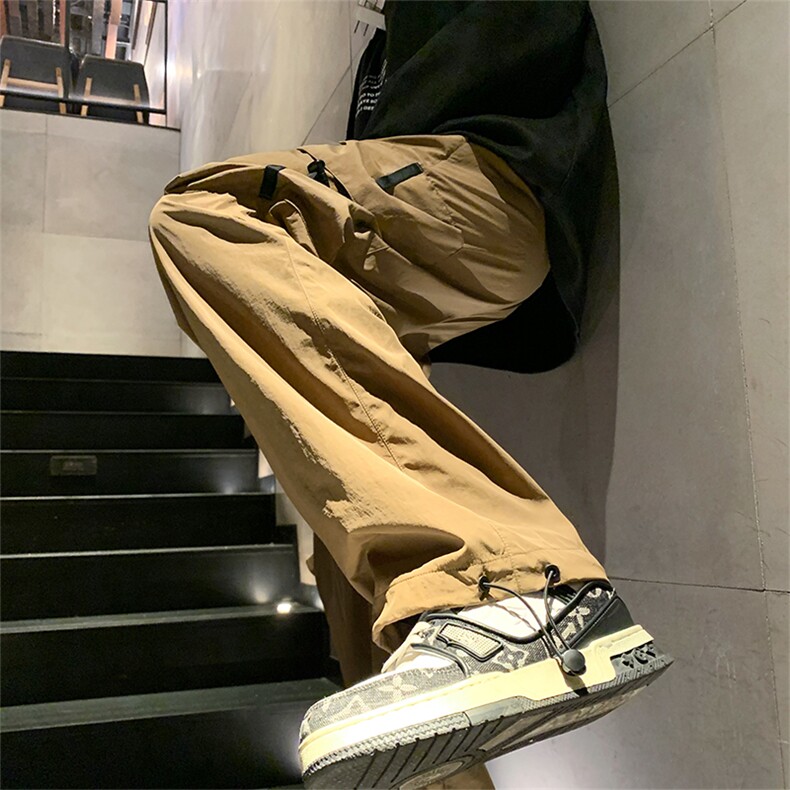 24春款纳米皱工装裤休闲裤束脚裤男KP202P55,男装休闲裤,星座1204-3