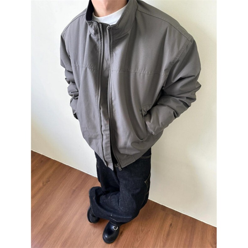 网络图现货日系复古休闲飞行员工装宽松夹克棒球服外套J596-P65,男装夹克,星座715-7