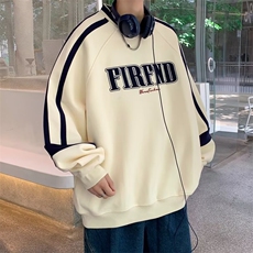 E14P43春秋新款卫衣男生套头衫时尚宽松打底衫，男装T恤，星座512-6