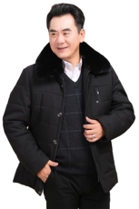 8803/P130中老年棉衣男爸爸冬装保暖棉袄加绒加厚老年棉服外套，男装棉衣，星座1216（原钱塘722）