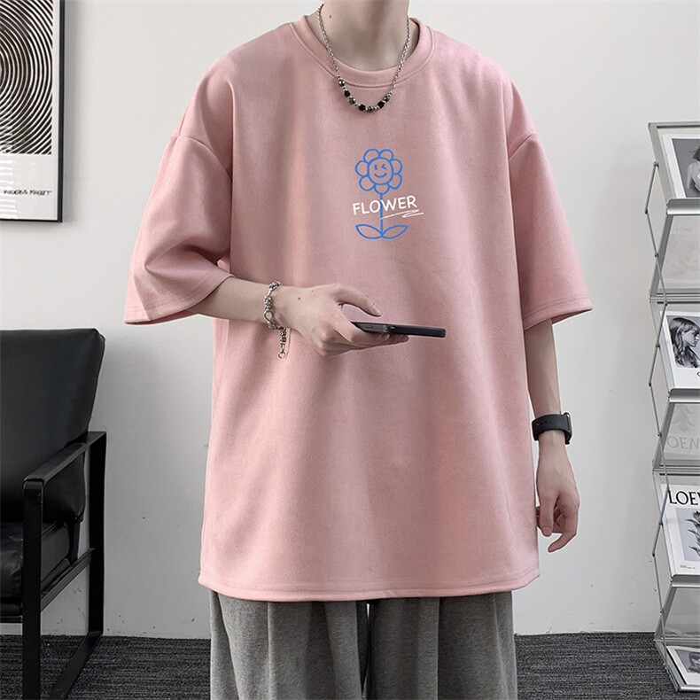 麂皮绒短袖t恤男大码半袖男JD82274-P25,男装T恤,电商A040