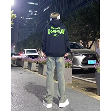 博主图黄泥牛仔裤男秋冬设计感微喇cleanfit裤子-KZA45-P65，男装牛仔裤，星座1007（原301D）