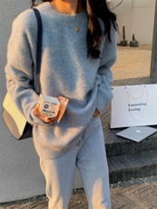 现货浣熊毛衣糖果色，女装针织衫/毛衣，MJJ