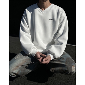 刺绣v领卫衣男 cp120-特p40图片