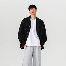 A1992P65控108-秋季新款2025工装牛仔外套男美式复古百搭休闲上衣，男装工装外套，电商B241