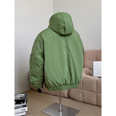 棉服男冬季新款港风宽松连帽棉衣MF9006-P90，男装棉衣，星座214-3