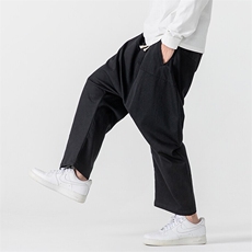 春夏新款大码日系工装拼接哈伦裤港风男女个性休闲裤潮K278/P60，男装休闲裤，钱塘713