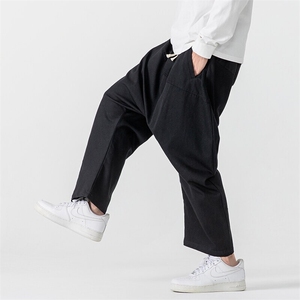 春夏新款 大码日系工装拼接哈伦裤港风男女个性休闲裤潮 K278/P60图片