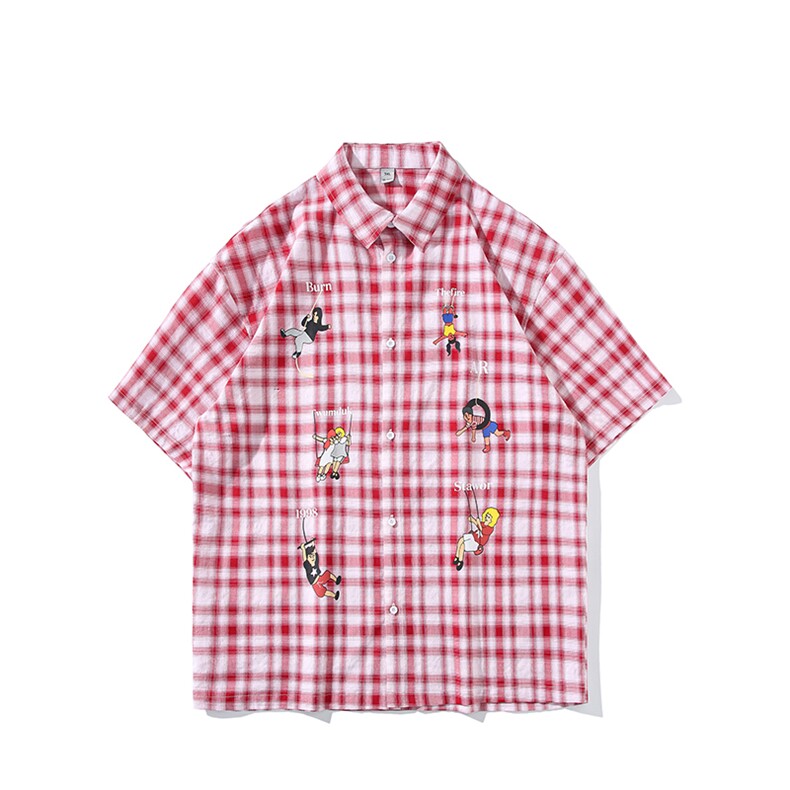 特P38无差价新款夏季时尚百搭衬衫-HC2228日系白底现货,男装衬衫,电商A003