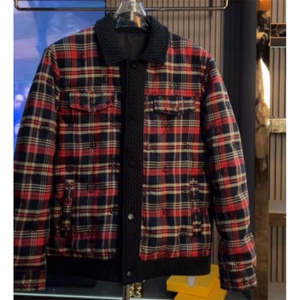 (网图) 50白鸭绒 轻奢格纹时尚复古百搭棉服  313B-KL02羽绒-P180图片