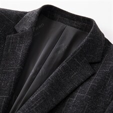 商务西服男秋季潮款休闲小西服上衣中年男士单西外套ASD2363-P180,男装西服,电商B212（原钱塘6029）