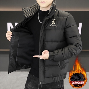 1018-MY927-P80皮棉衣男士2025新款立领面包服加厚保暖棉服免洗图片