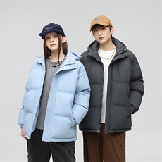 现货抖音得物可供视频三防加厚羽绒连帽棉衣外套情侣棉服WM1277，男装棉衣，电商A486