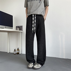 模特-美式斜条纹针织裤男宽松垂感休闲裤 9001-P38,男装休闲裤,电商B380(原B361),电商基地 模特-美式斜条纹针织裤男宽松垂感休闲裤 9001-P38,男装休闲裤,电商B380(原B361),电商基地