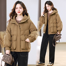 2025年冬季常规休闲风时尚羽绒服，女装羽绒服，婷思杰（原婷想服饰）