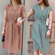 【夏季新款】高档次仿连衣裙，女装连衣裙，梦中秋月