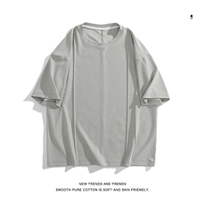 简约短袖t恤男士夏季男生宽松衣服重磅潮牌潮流体恤TT350-特批33，男装T恤，星座718