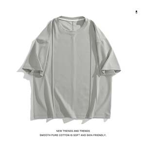 简约短袖t恤男士夏季男生宽松衣服重磅潮牌潮流体恤TT350-特批33图片