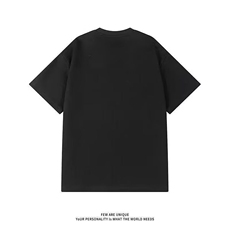 美式趣味涂鸦印花短袖t恤男2025新款潮牌高街高级感半袖CA82-P37，男装T恤，星座208-5