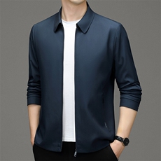 CD8858钱塘2020-2春旗薄款商务休闲简约中年男士夹克外套P145，男装夹克，钱塘207-2