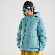 现货5W件冬季三防美式boxy解构连帽雪山冲锋衣棉衣男女棉服厚外套，男装夹克，电商A486-1