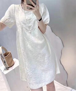 夏季新款，重工艺连衣裙,女装连衣裙,花之妖影