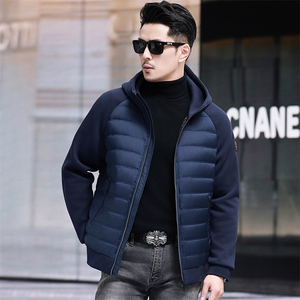 鹅绒主推男士高端薄款休闲羽绒服大货基础图片