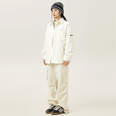 2025冬季新款男日系潮牌纯色加厚长袖衬衫宽松外套衬衣CS306-F79，男装衬衫，电商A101（原外27）