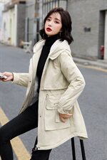 2020冬装新款修身显瘦减龄加绒保暖棉衣/棉服，女装棉衣/棉服，姿萝菲