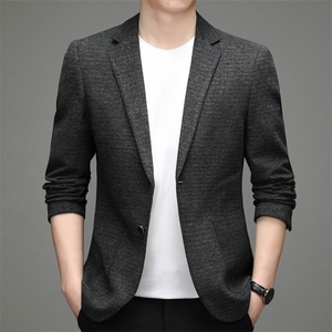 DJ3301钱塘2020-3新款商务休闲简约时尚中年男士西服外套P142图片