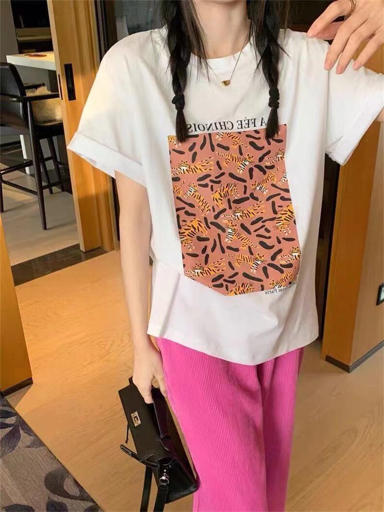 现货，三色老虎图案T，其它，12PJL