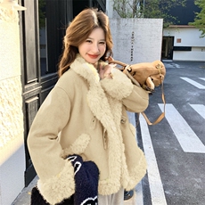 【有货】皮毛一体外套2C115-2380-P215-K318，女装棉衣/棉服，2C115